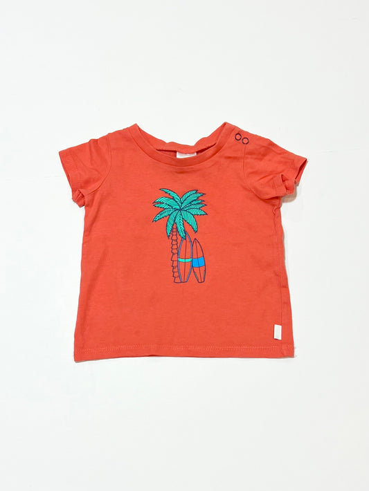 Orange palm tee - Size 00