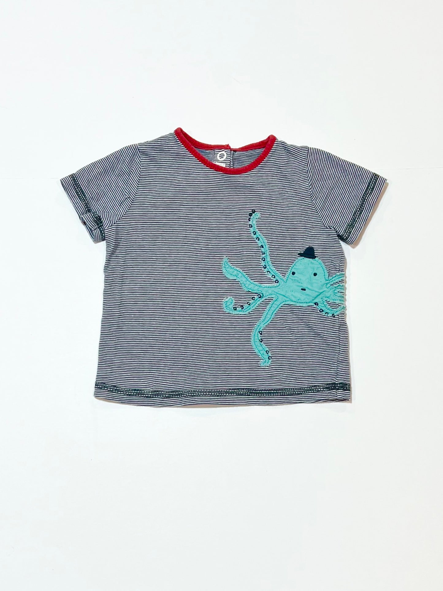 Striped octopus tee - Size 00