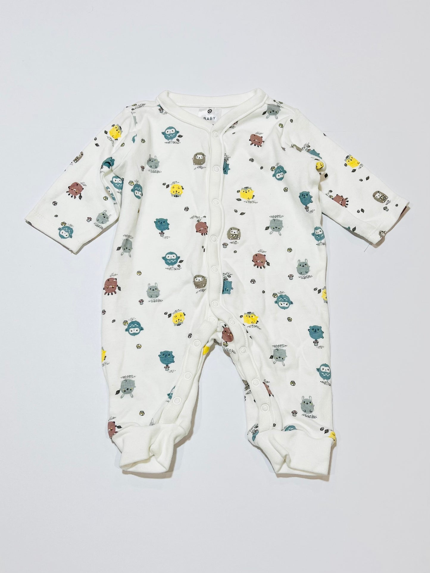 Woodlands animal onesie - Size 0000