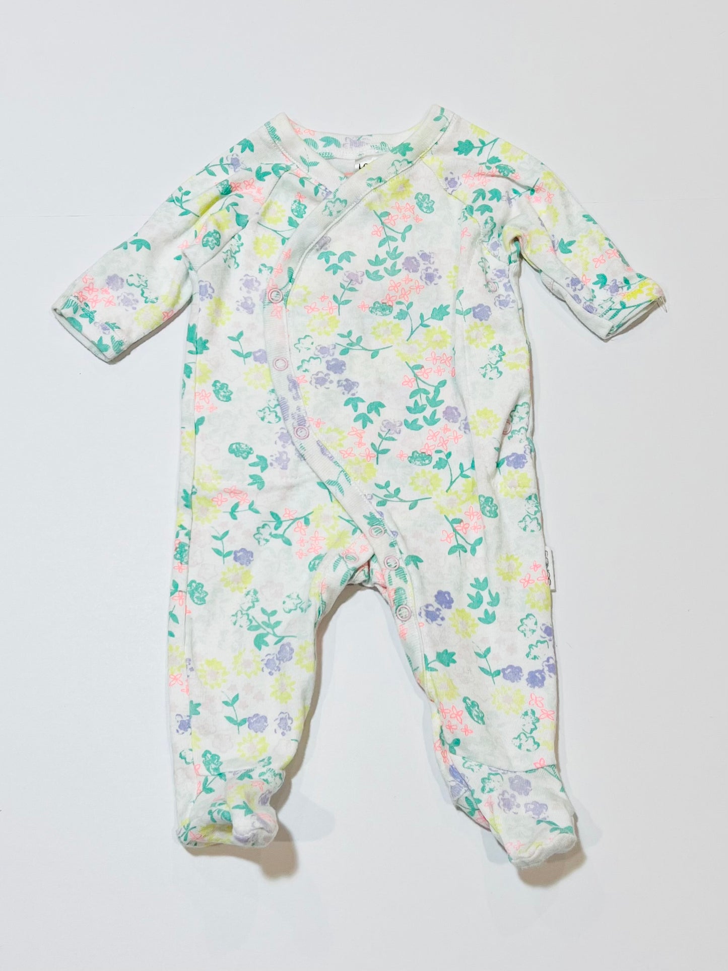 Floral onesie - Size 00000