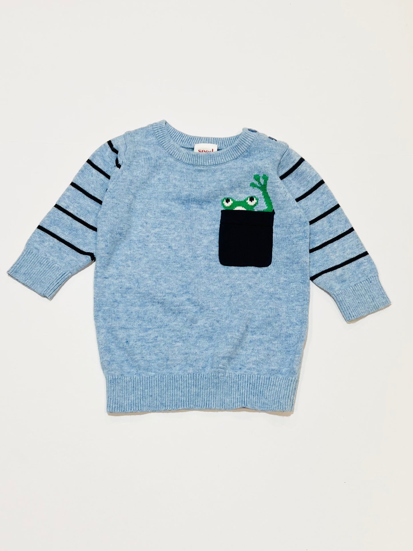 Frog pocket jumper - Size 000