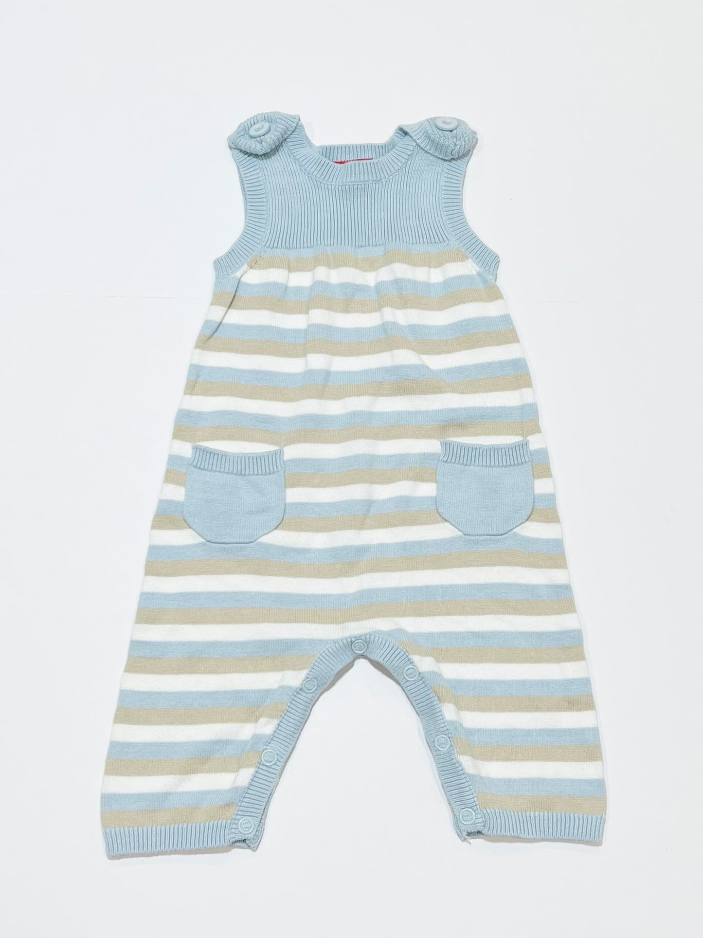 Striped knit romper - Size 000