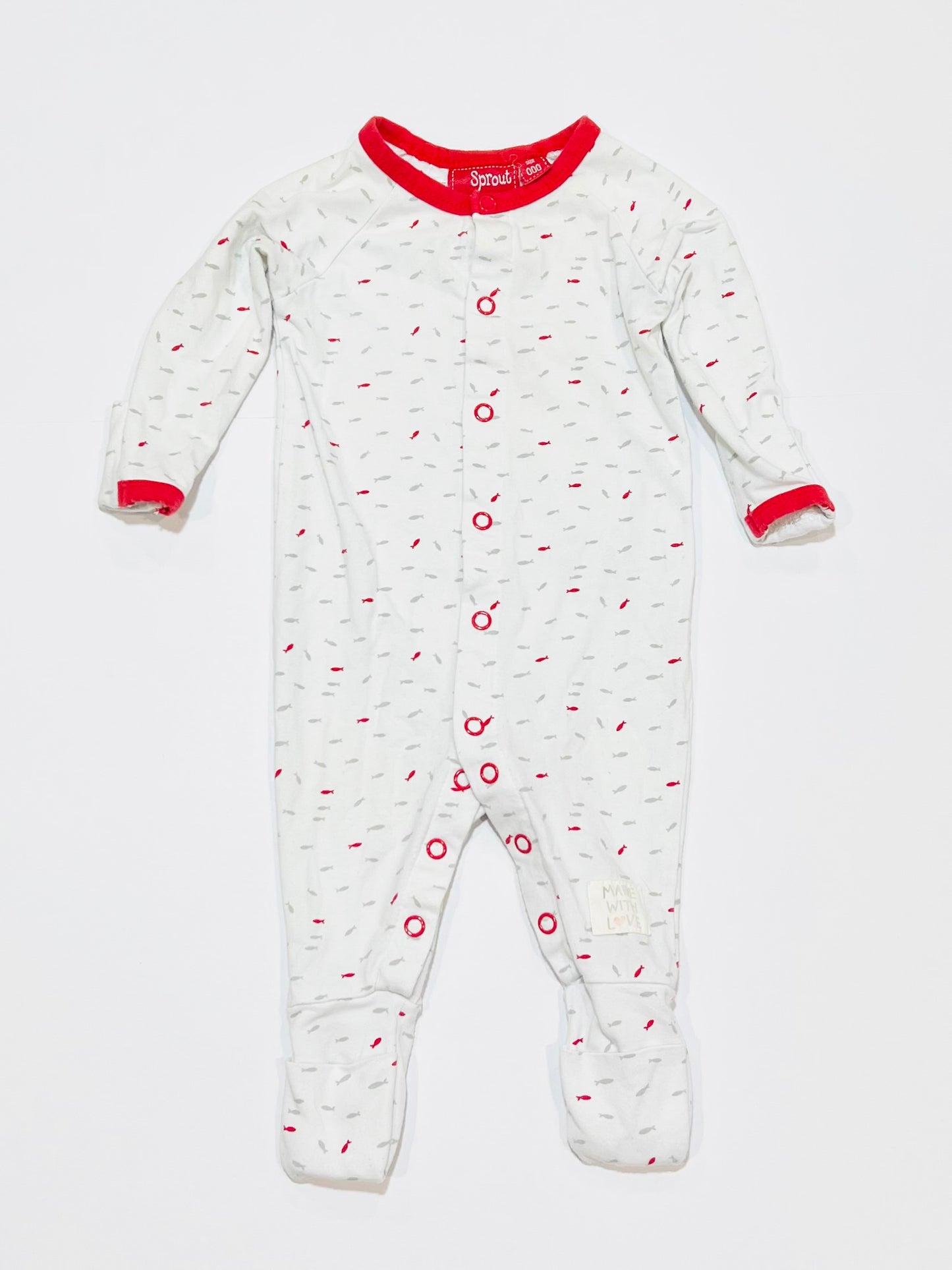 Fish onesie - Size 000