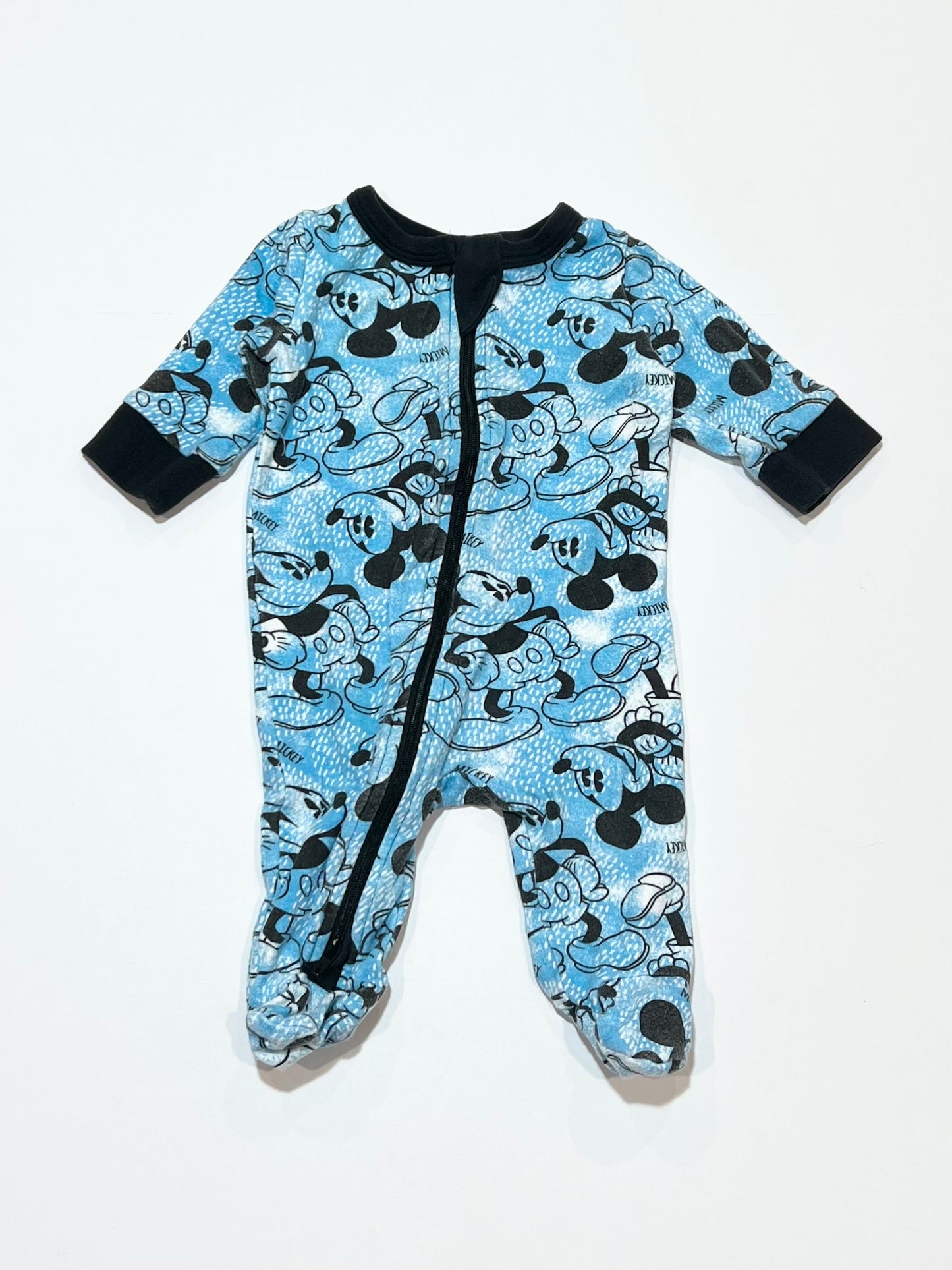Mickey zip onesie - Size 000
