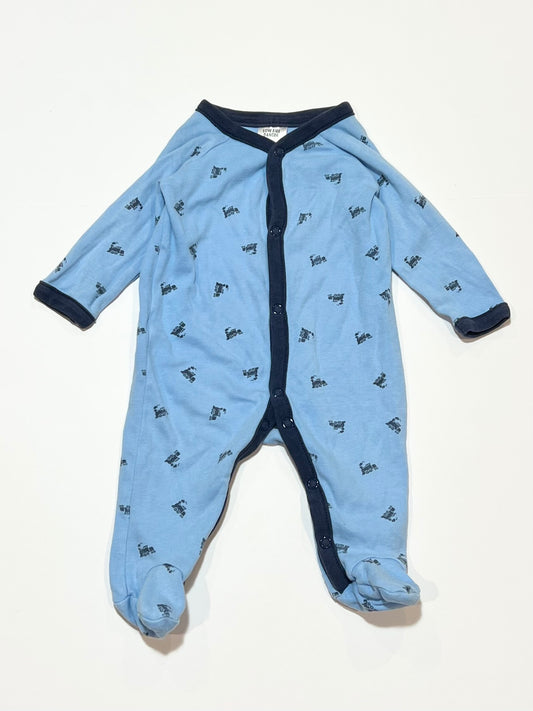 Trains onesie - Size 000