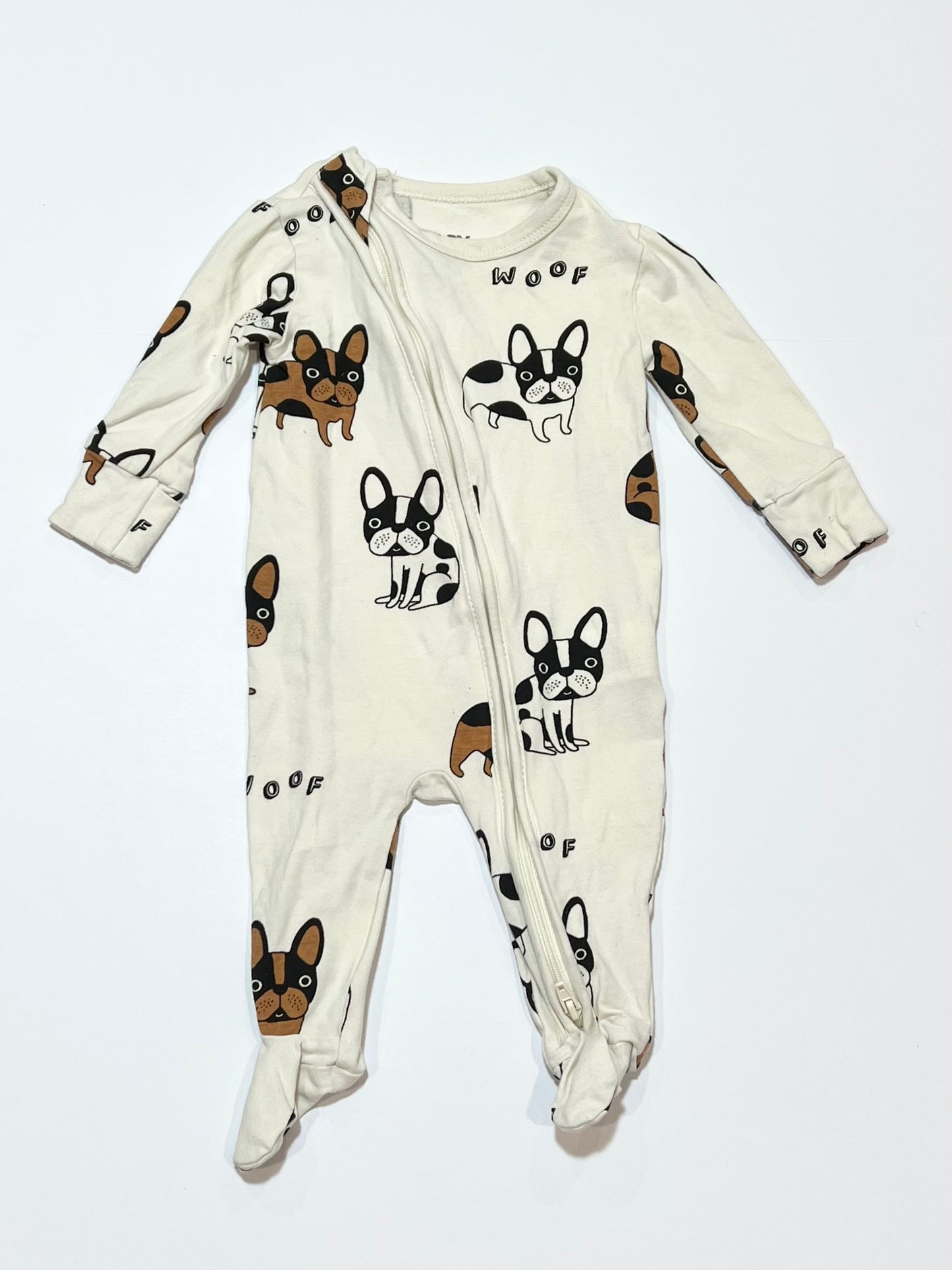 Puppy zip onesie - Size 000