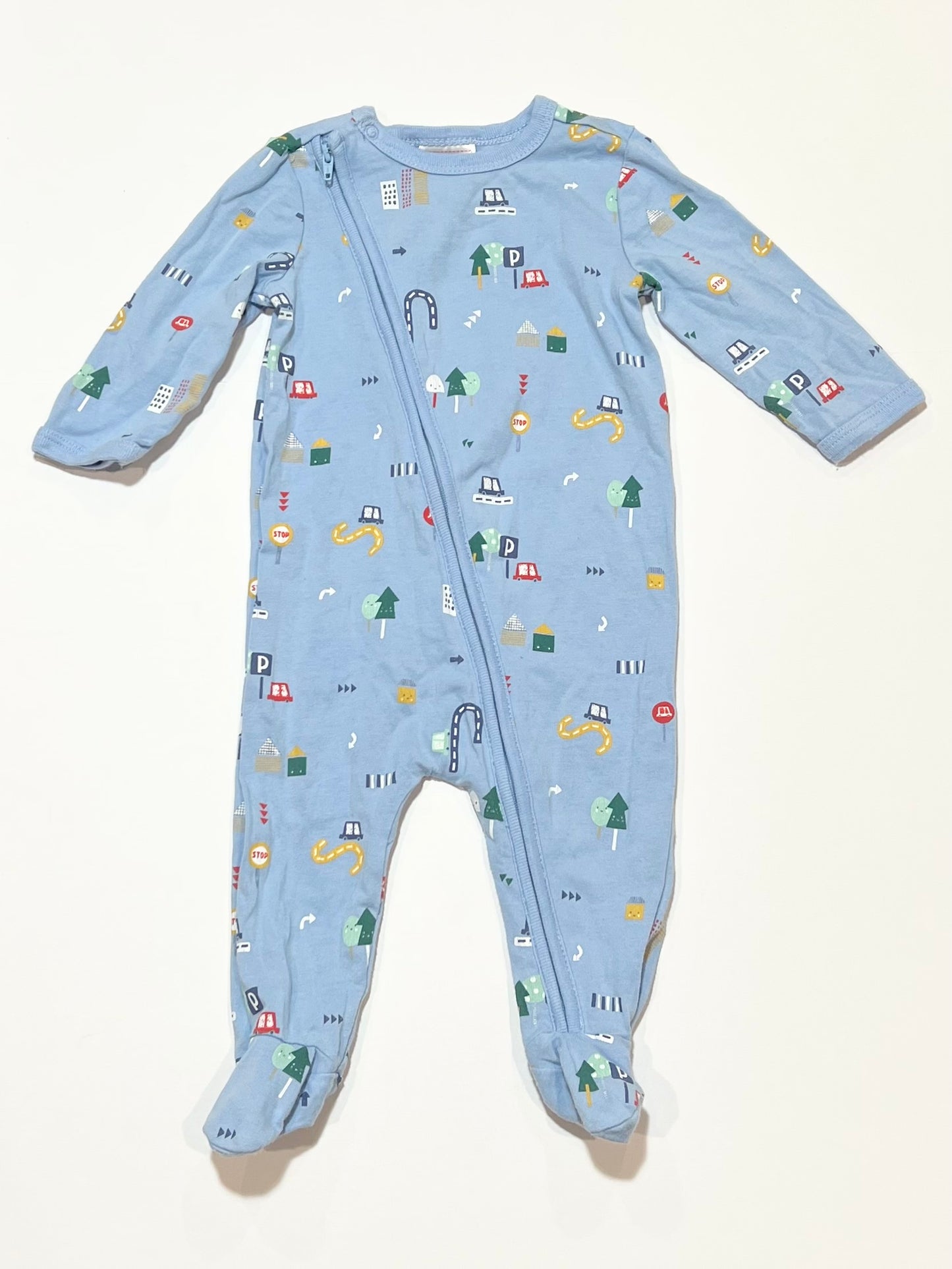 Cars zip onesie - Size 000