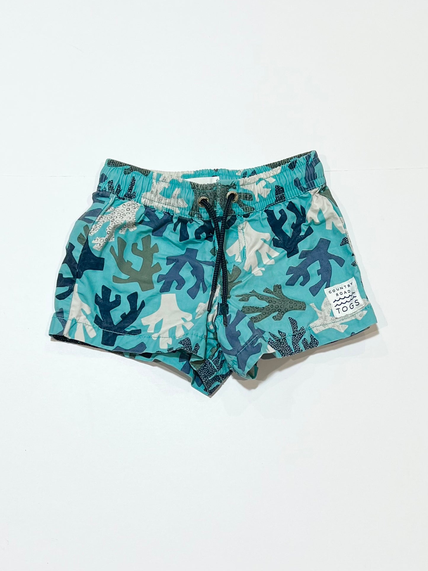 Blue coral boardies - Size 2