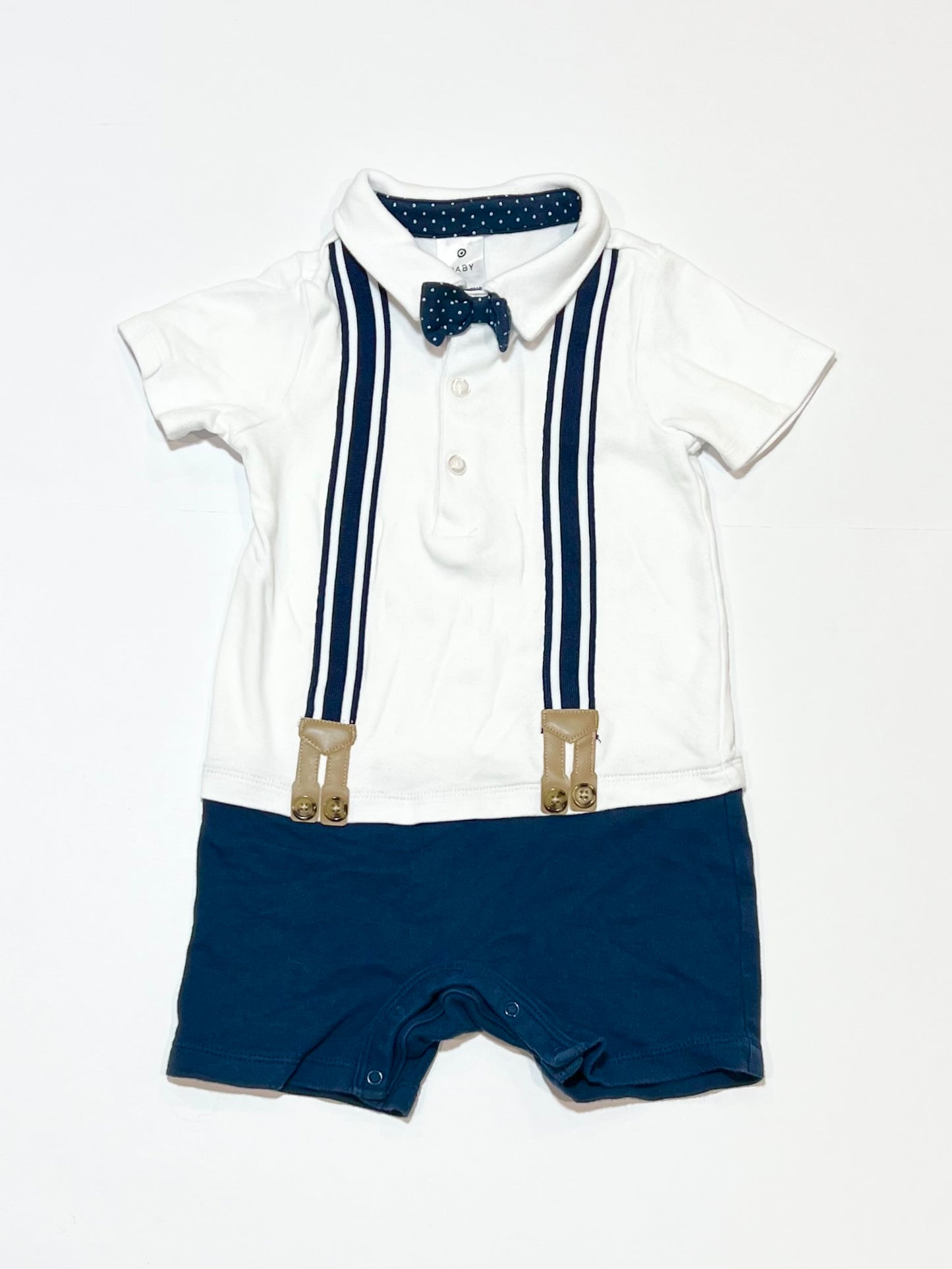 Suspenders romper - Size 2