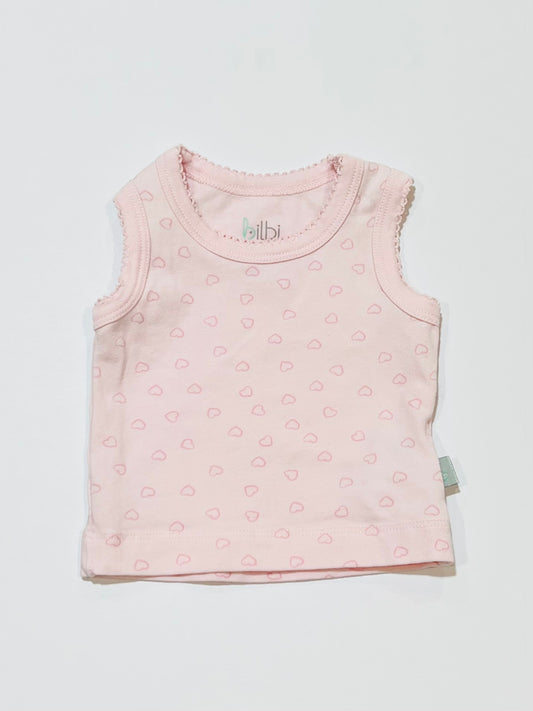 Pink hearts singlet - Size 0000