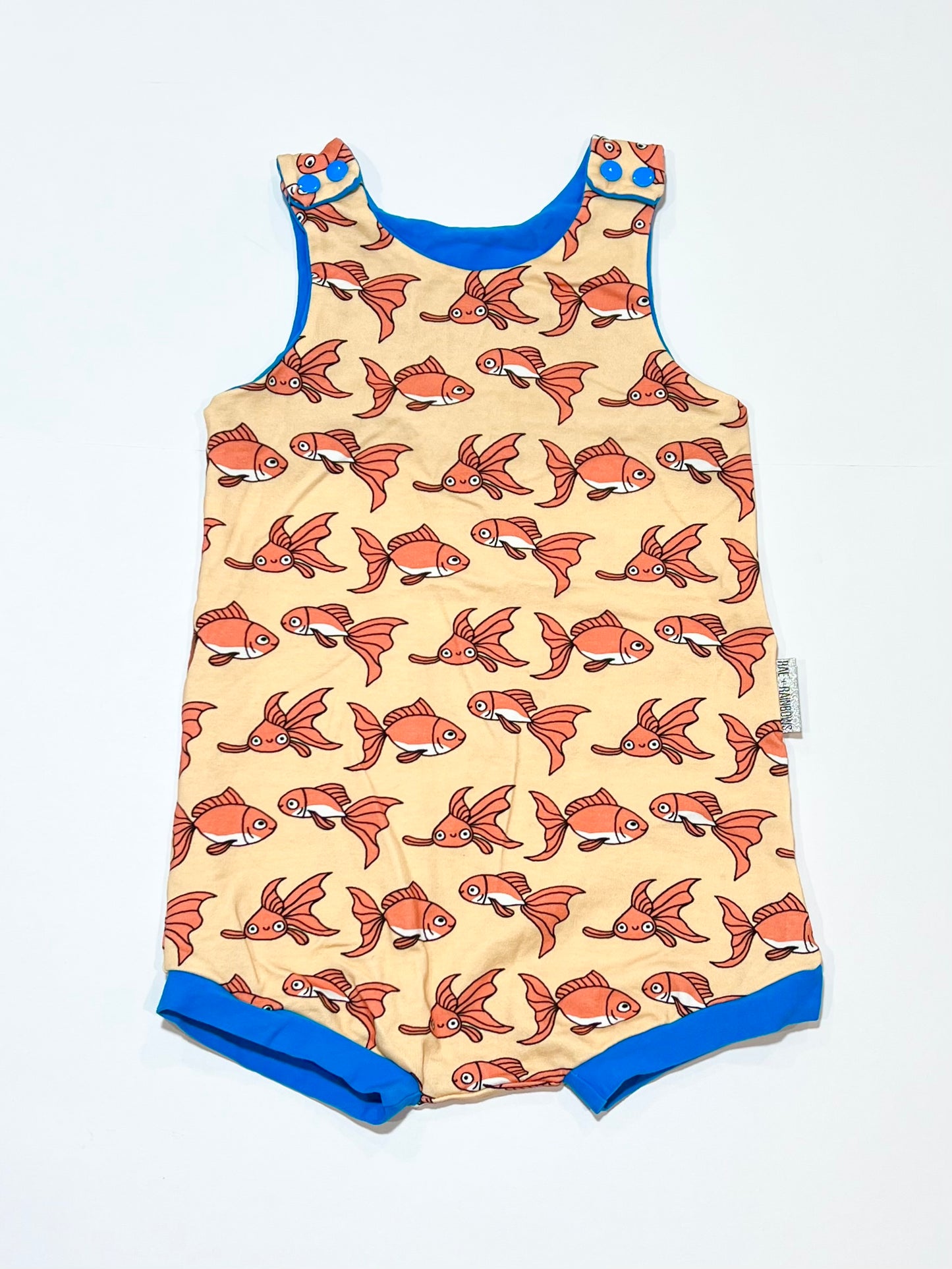 Goldfish romper - Size 2-3 years