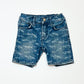 Denim fish shorts - Size 2-3