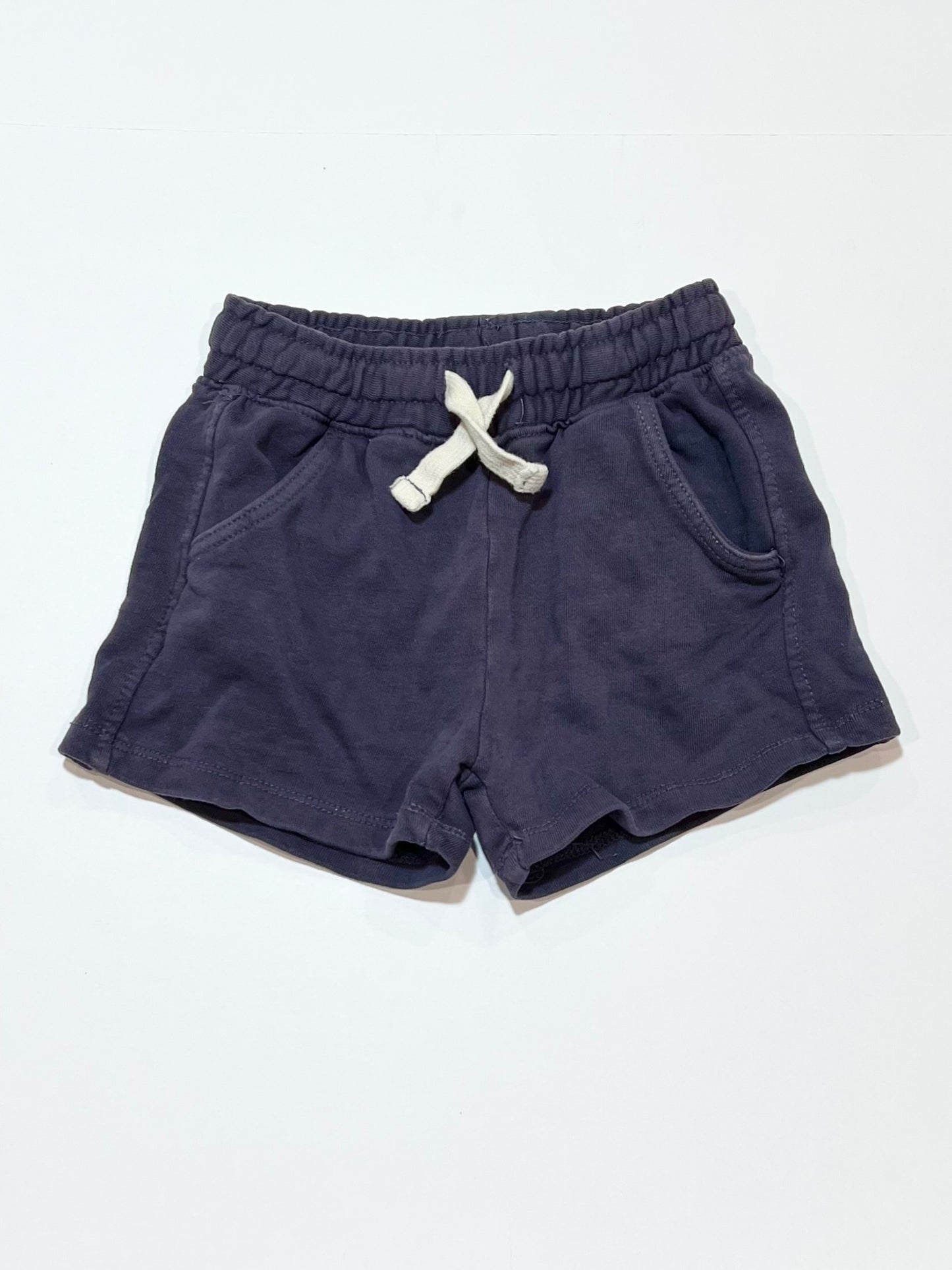 Navy sweat shorts - Size 2-3