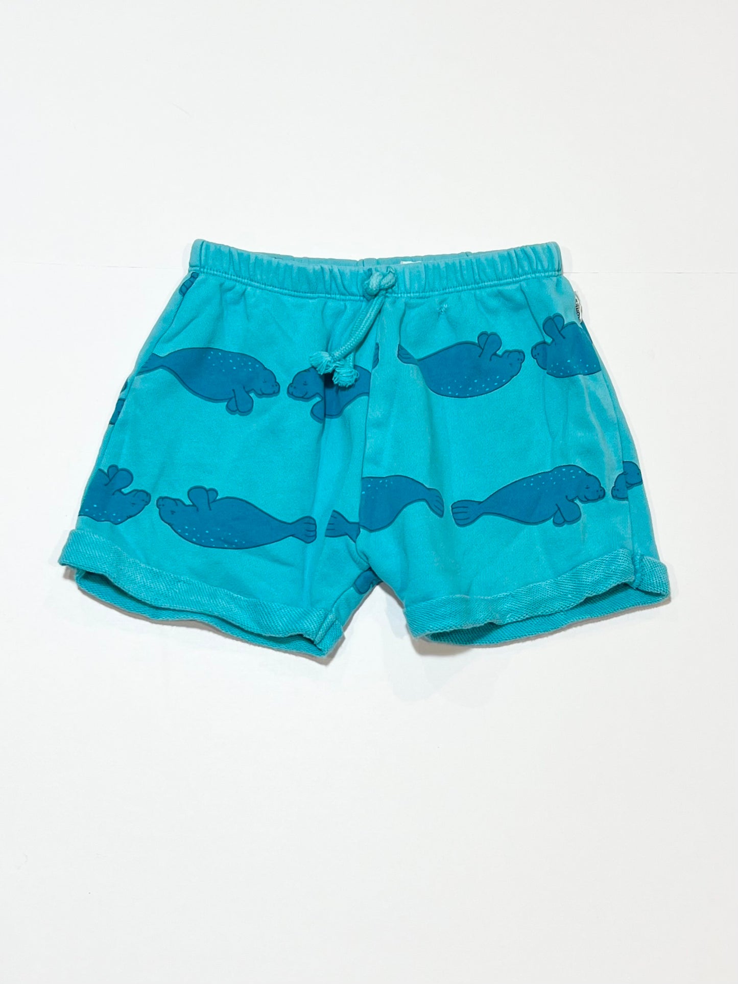 Green sweat shorts - Size 2