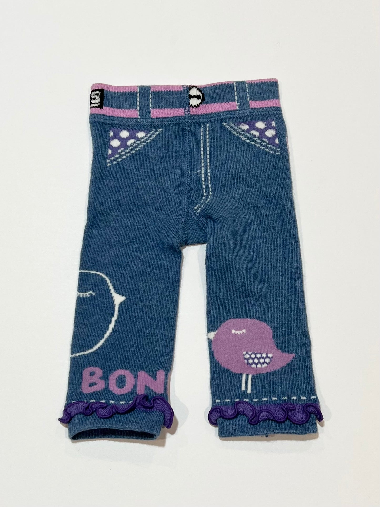 Bird leggings - Size 0-6 months