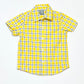 Yellow checkered shirt - Size 2