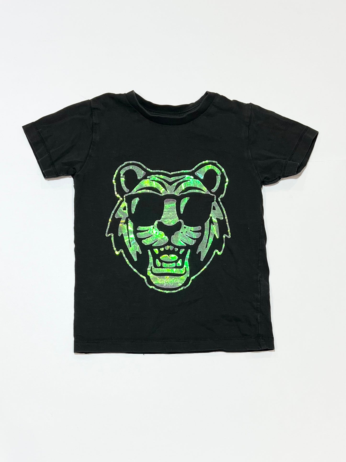 Black tiger tee - Size 2-3