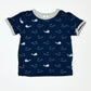 Whales tee - Size 2