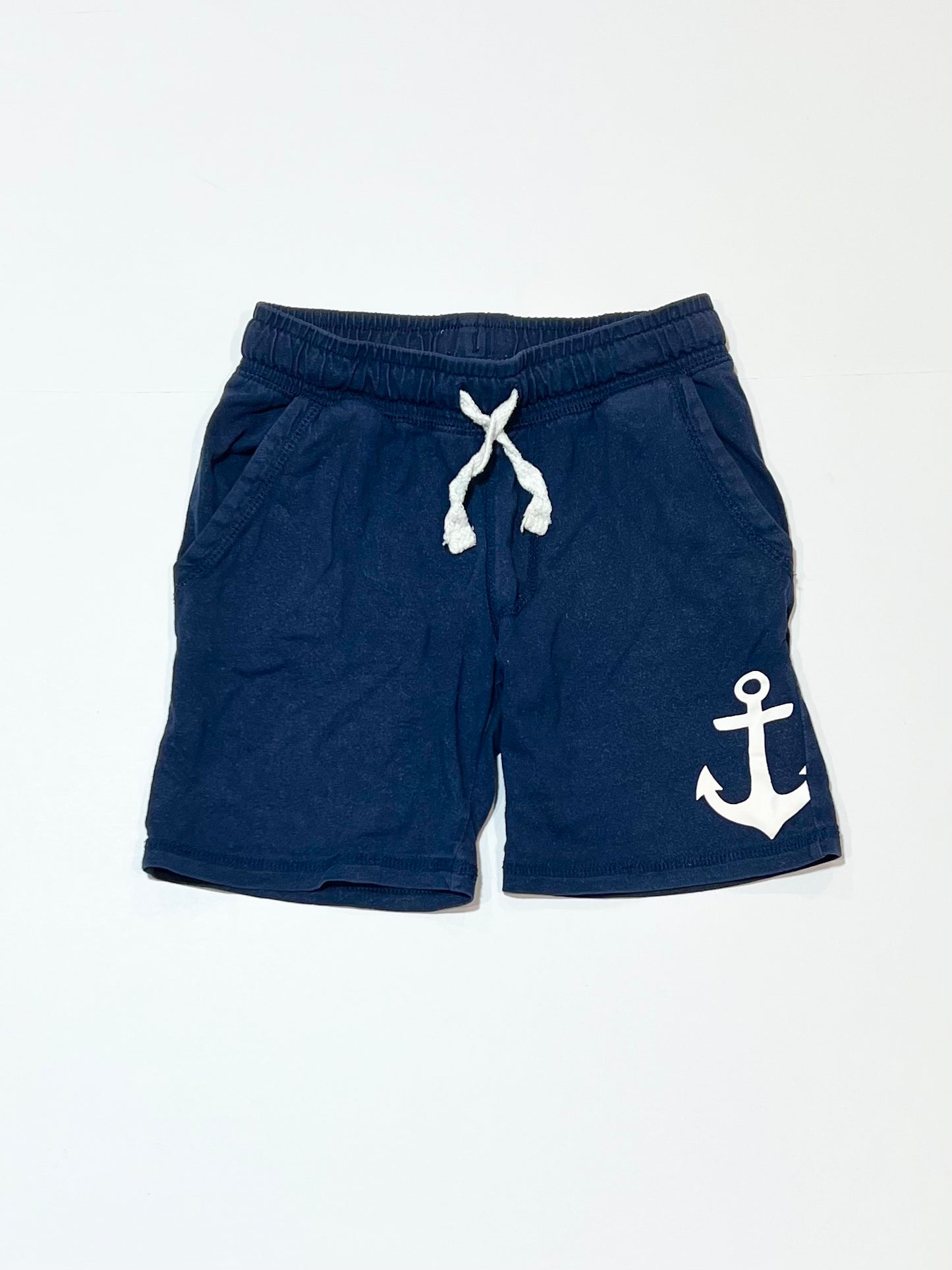 Navy jersey shorts - Size 3-4