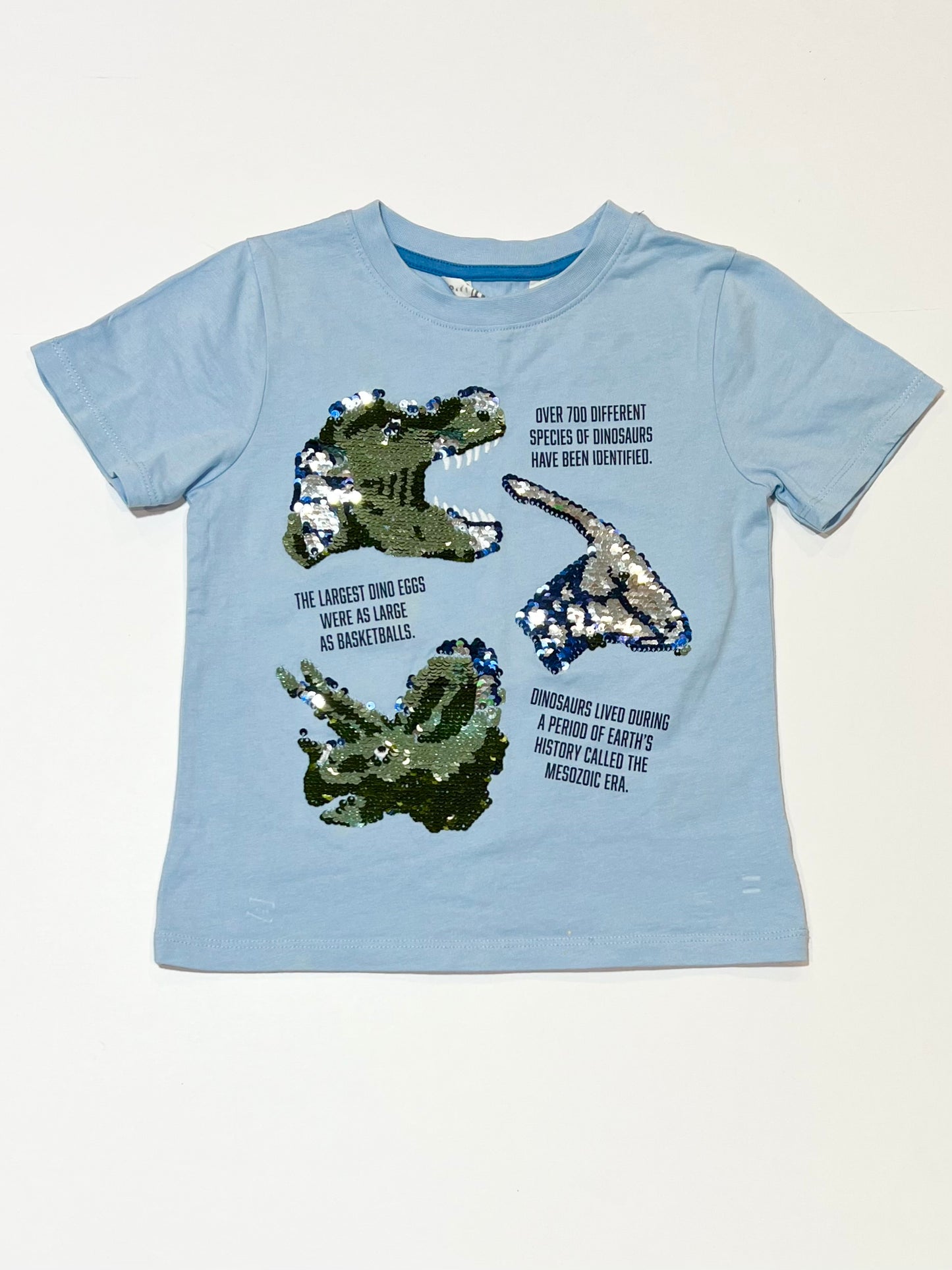 Sequined dino tee - Size 3-4