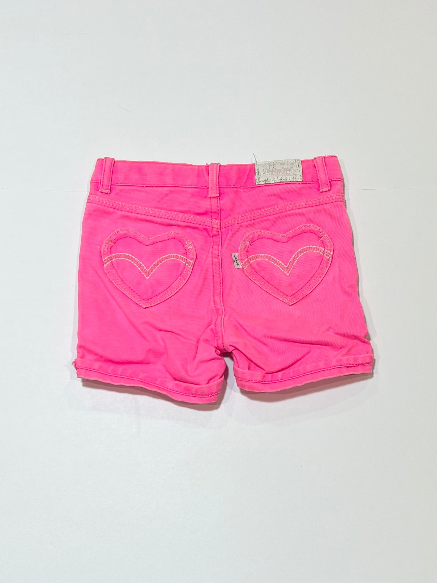 Pink denim shorts - Size 3