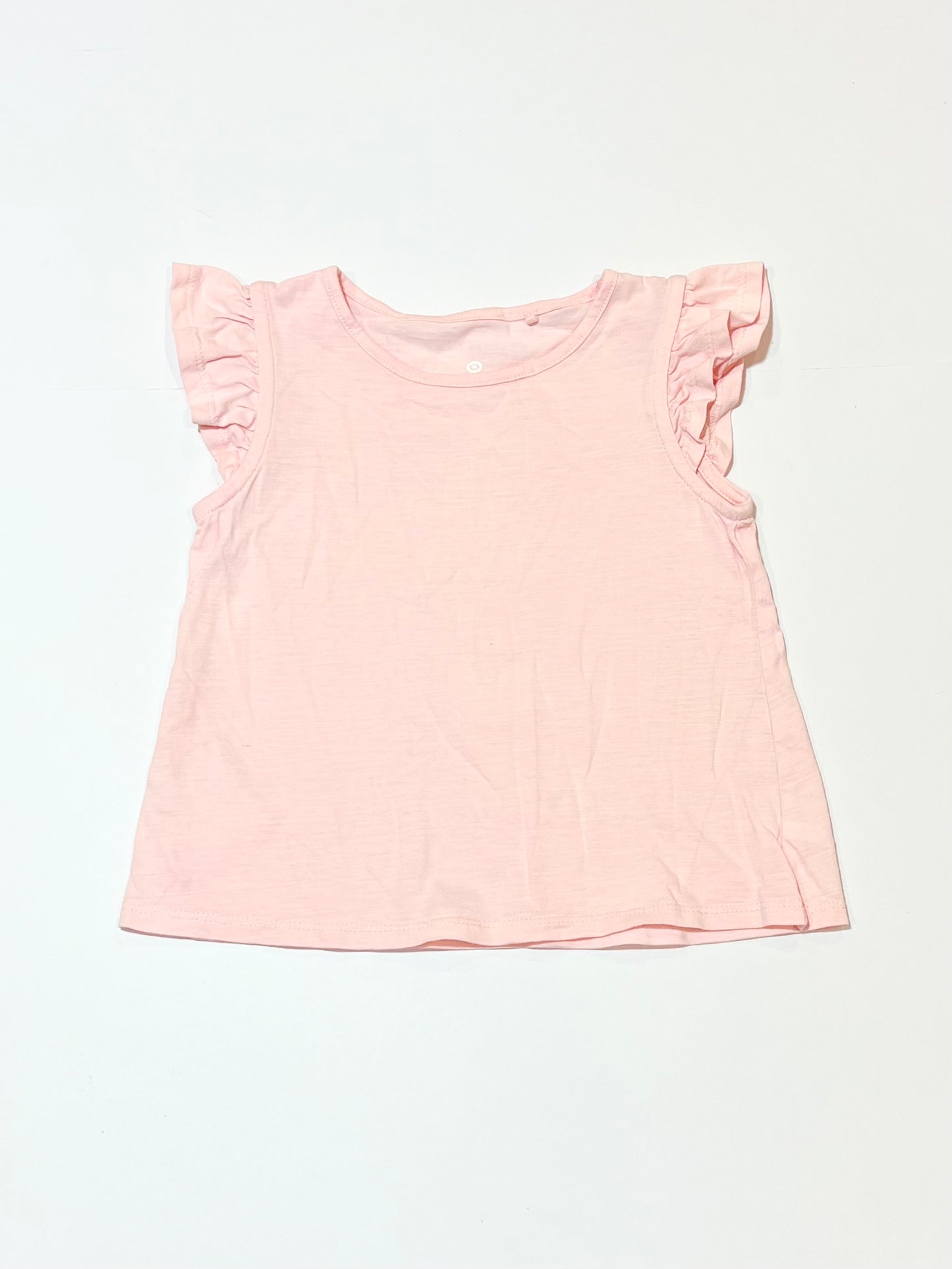 Pink frill tank - Size 3