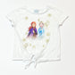 White tie-up tee - Size 3