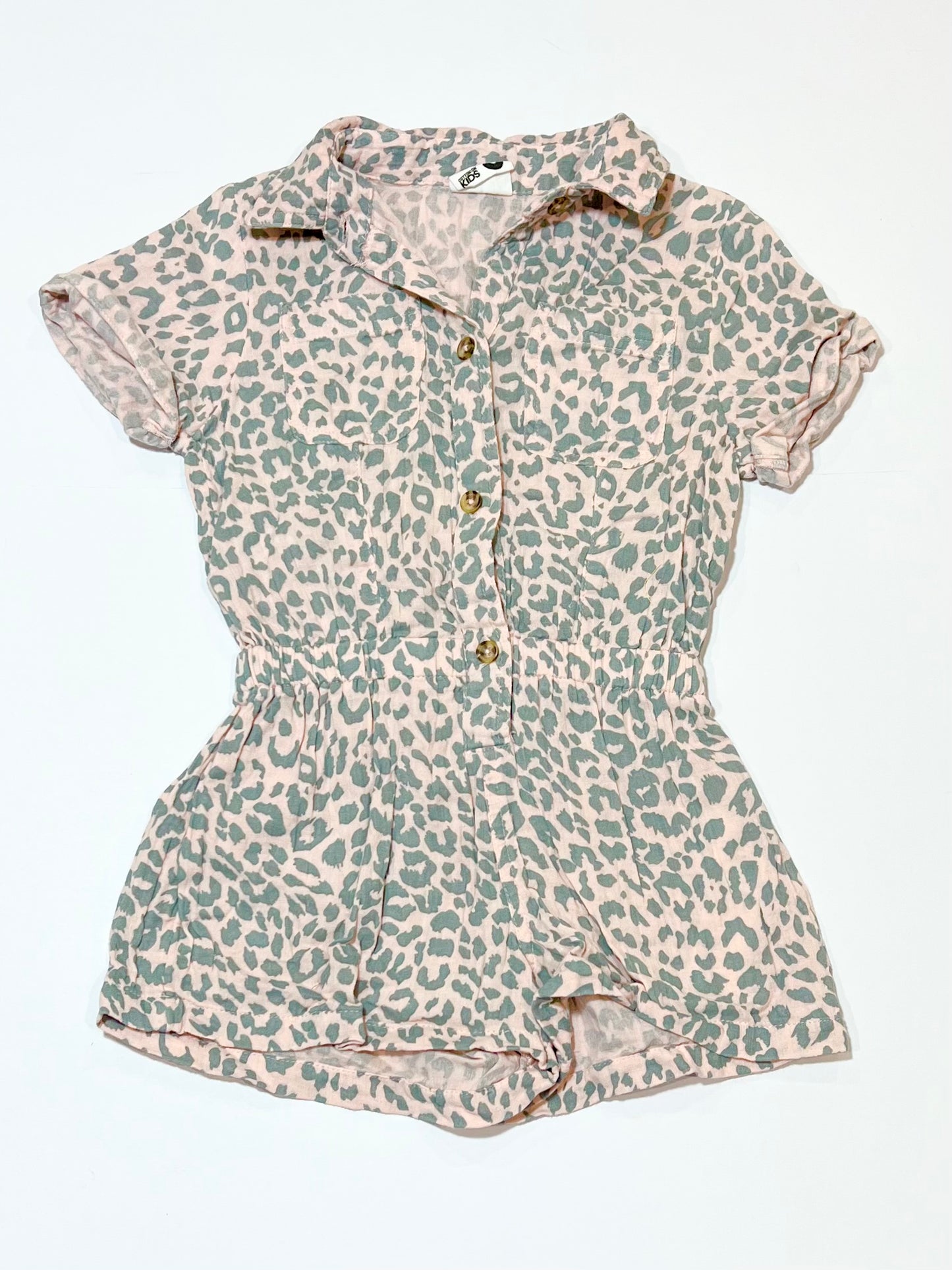 Animal print playsuit - Size 3