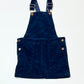 Navy corduroy pinafore - Size 3