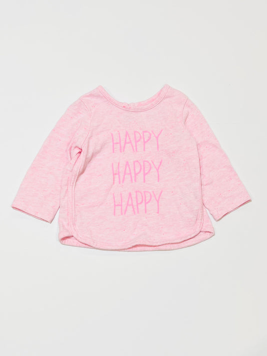 Pink happy top - Size 000