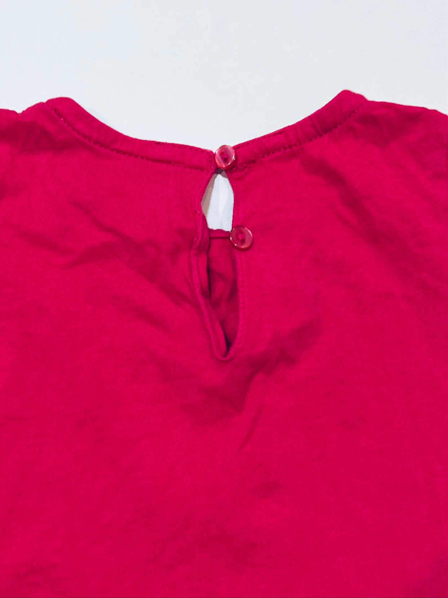 Pink flower top - Size 000