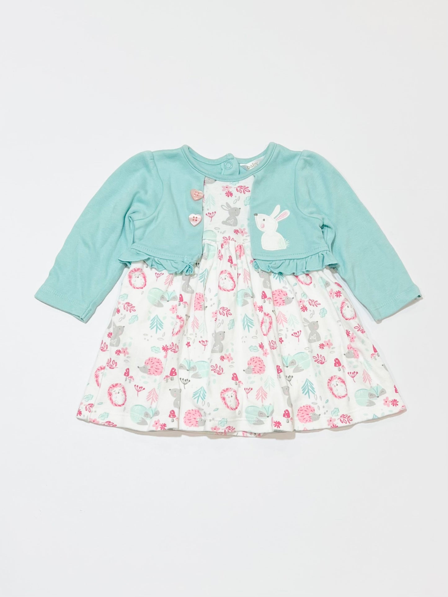 Woodlands animals dress - Size 000
