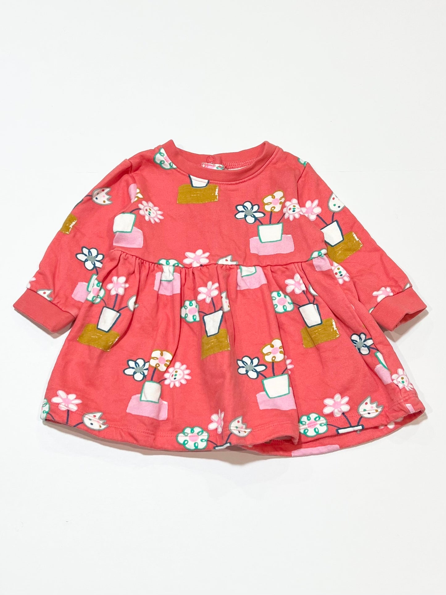 Flowers fleece dress - Size 000