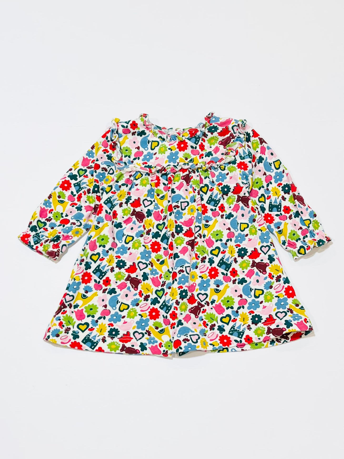 Flowers and castles dress - Size 000
