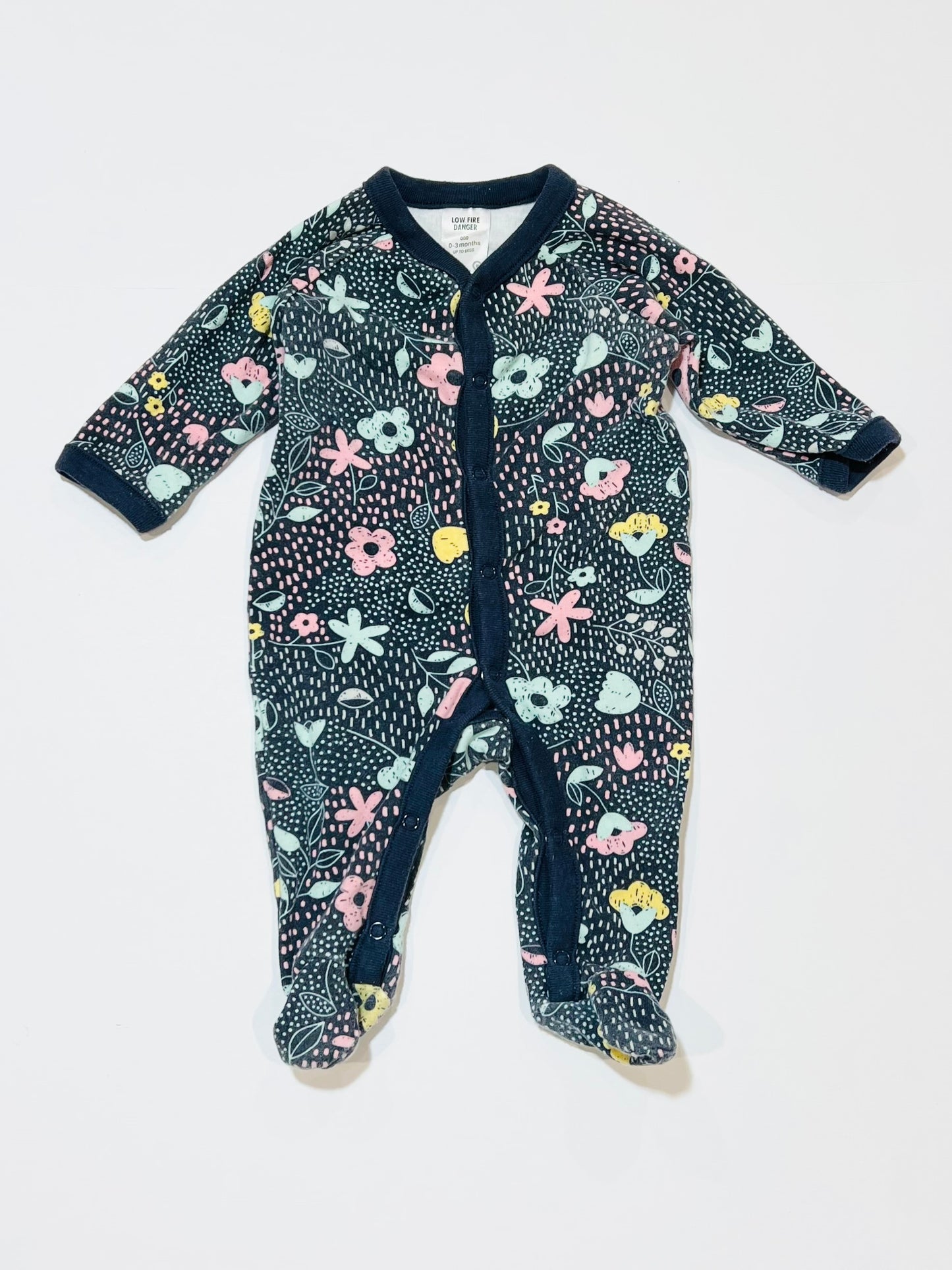 Floral onesie - Size 000