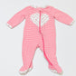 Heart zip onesie - Size 000