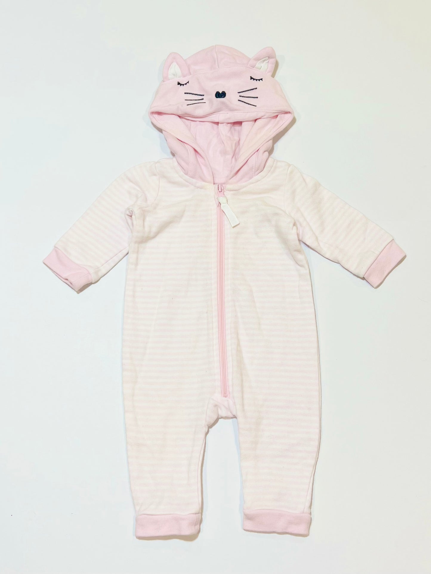 Hooded zip onesie - Size 000