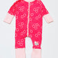 Pink zip onesie - Size 000