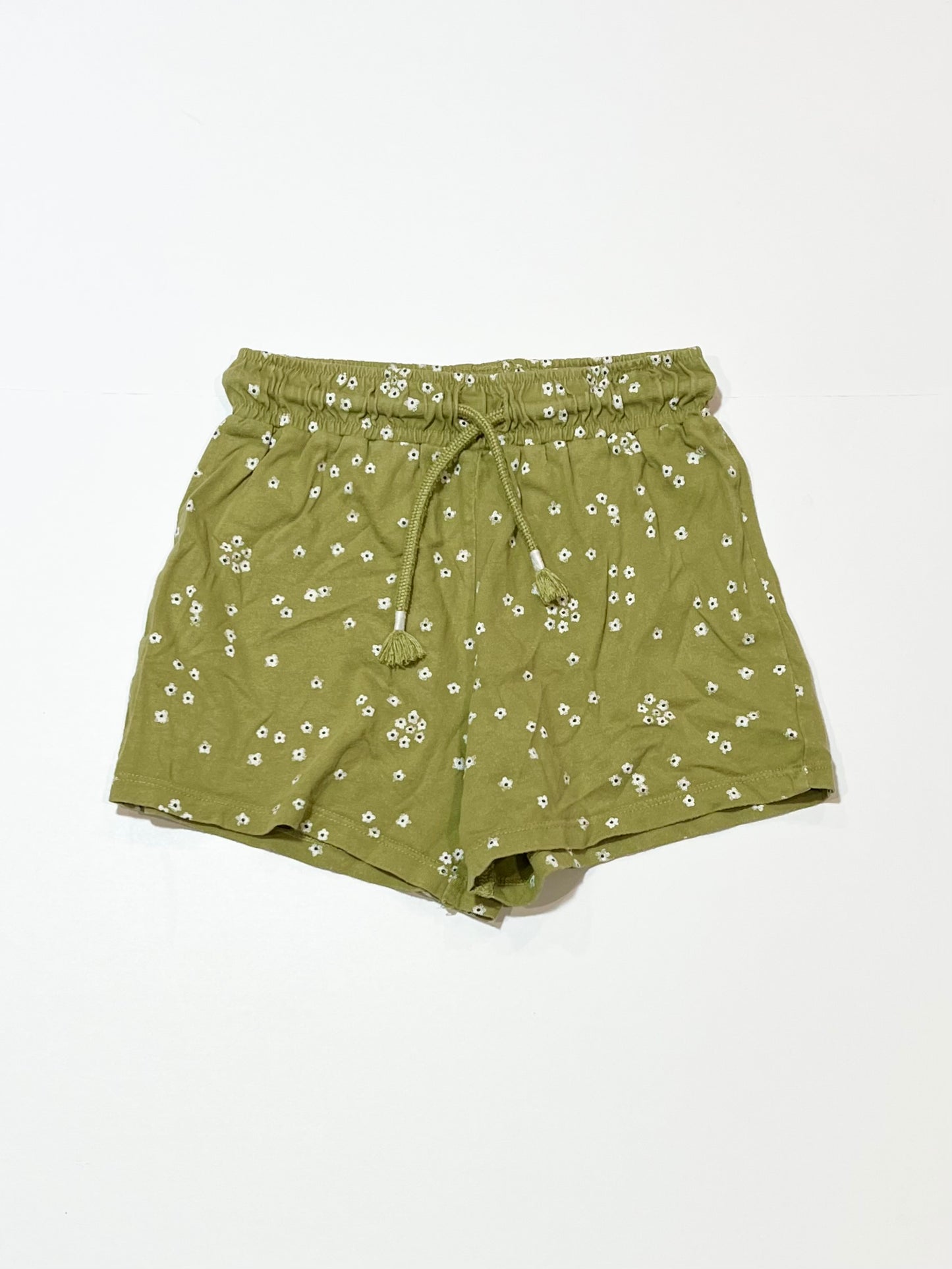 Green jersey shorts - Size 4