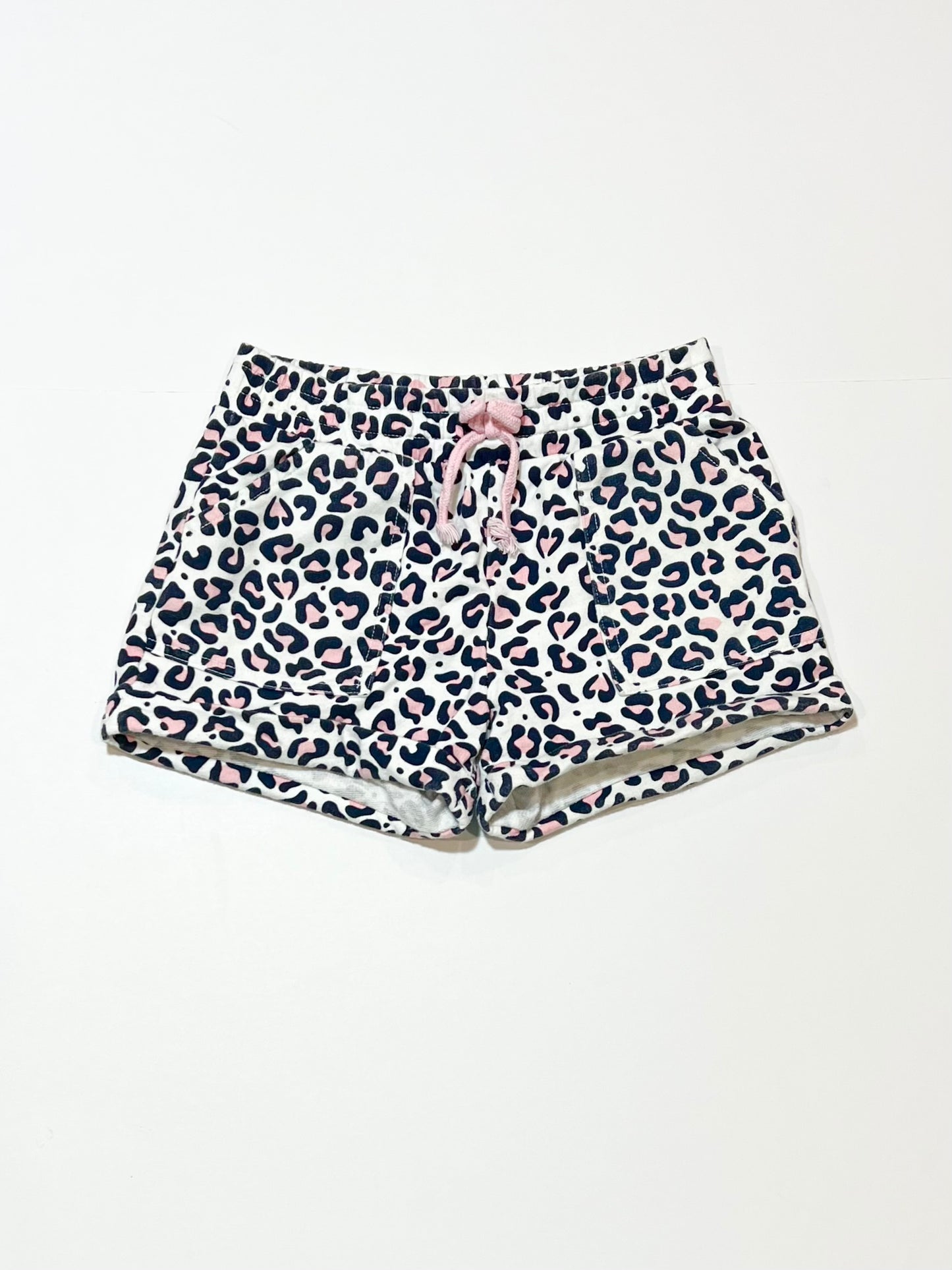Animal print sweat shorts - Size 4
