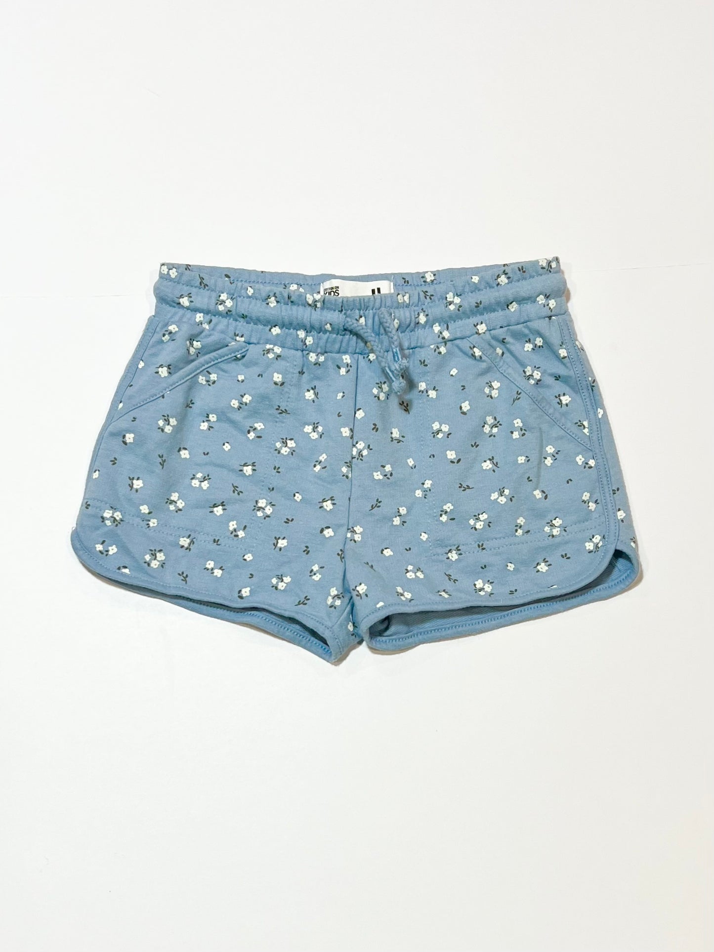 Floral sweat shorts - Size 4