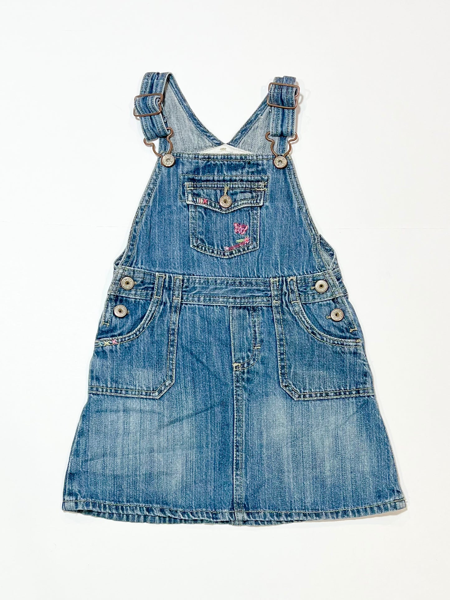 Denim pinafore - Size 4