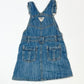 Denim pinafore - Size 4