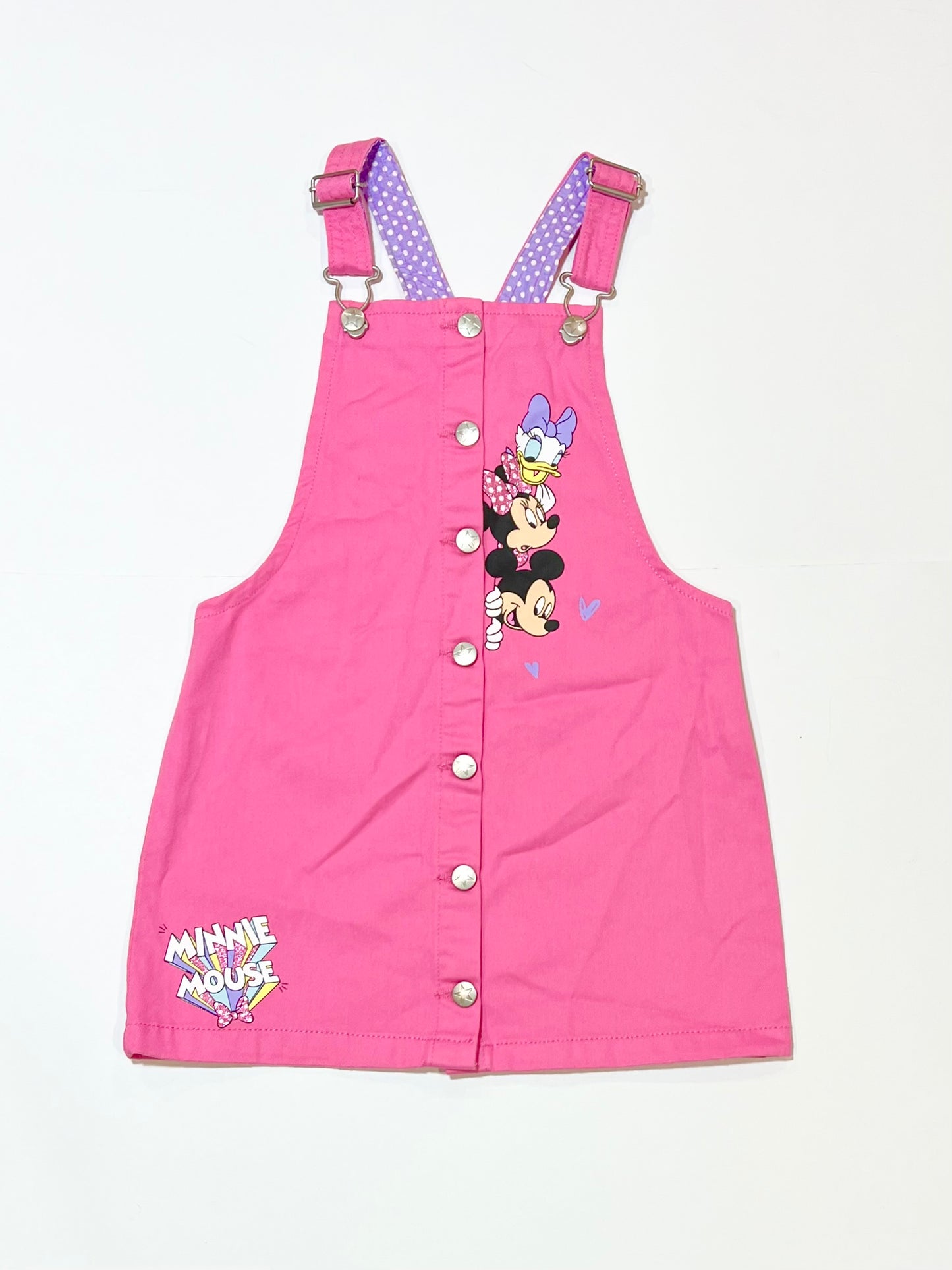 Pink pinafore - Size 4