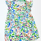 Jersey floral dress - Size 4-5