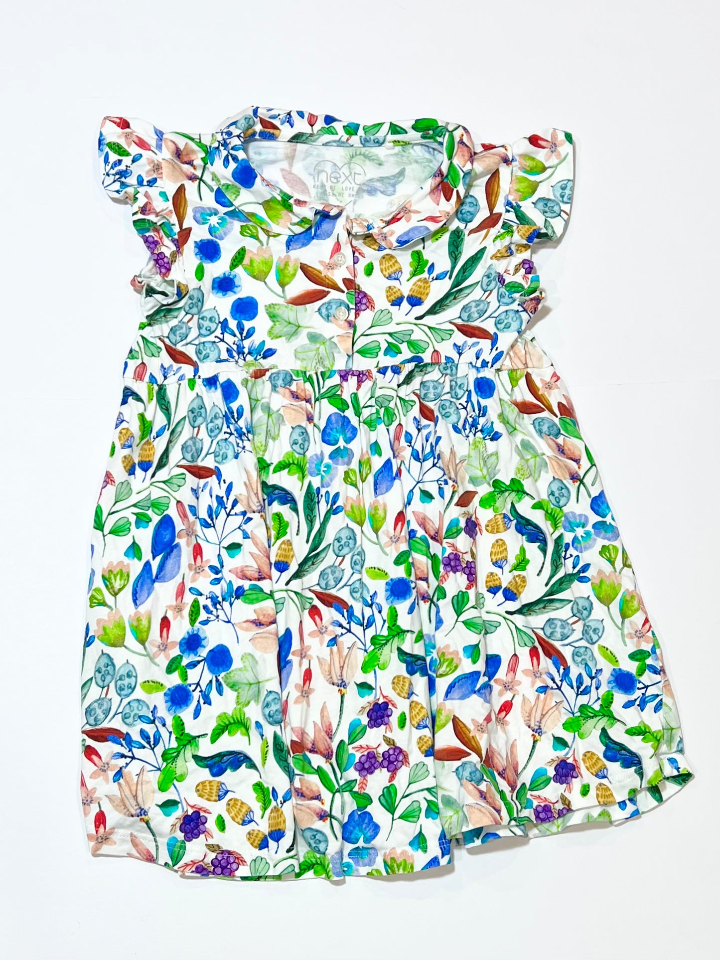 Jersey floral dress - Size 4-5