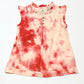 Tie die ruffle top - Size 4