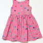Pink floral dress - Size 4-5