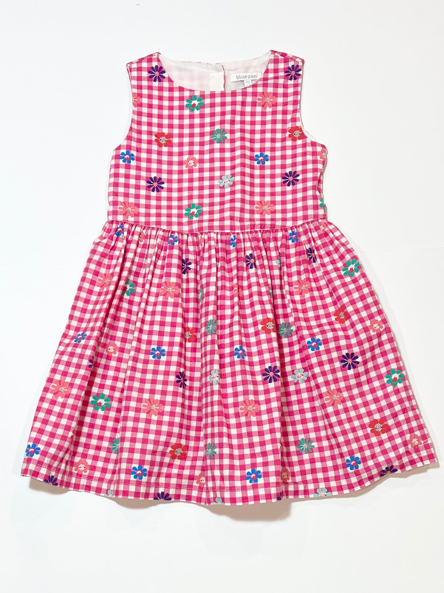 Pink floral dress - Size 4-5