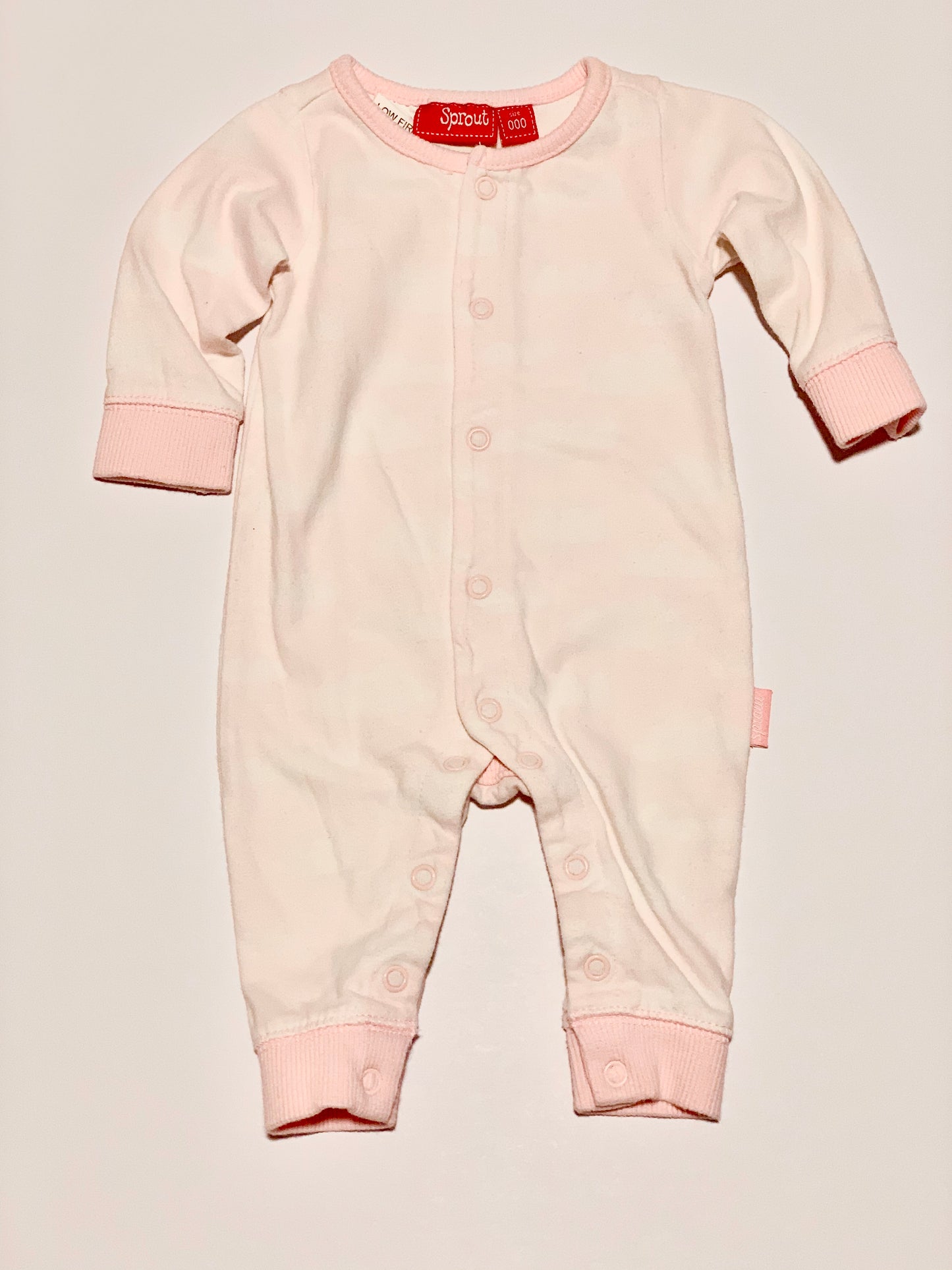 Pink clouds onesie - Size 000